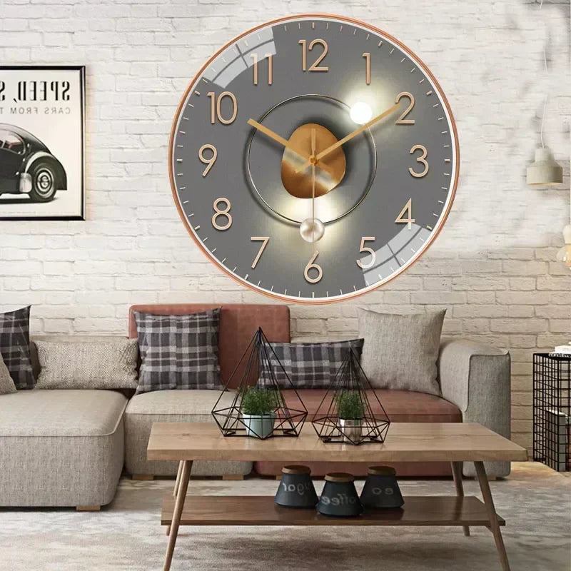 Charly | Timeless Whisper™ | Silent Classic Wall Clock | Noise-Free Design for Bedroom & Office Decor