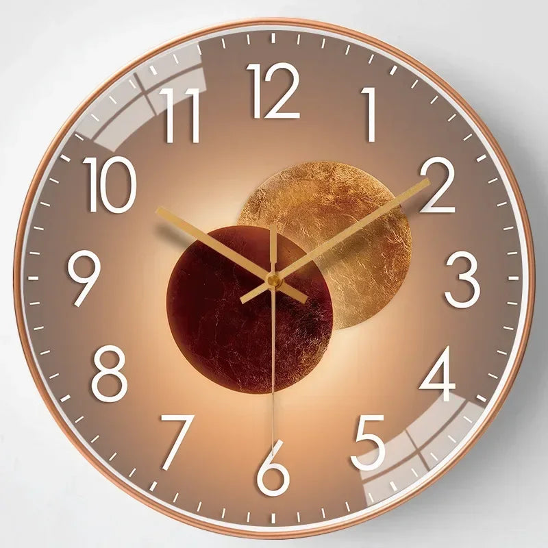 Charly | Timeless Whisper™ | Silent Classic Wall Clock | Noise-Free Design for Bedroom & Office Decor