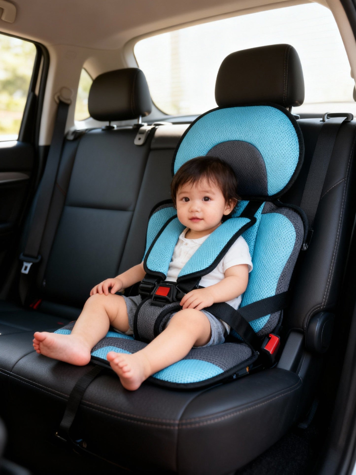 Charly | Travel Car Seat Portable Toddler Booster Safety Compact Harness Foldable