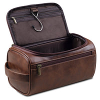 Sisica | TravelTrek Luxury Bag – Leather Toiletry Bag with Waterproof Lining and YKK Zippers