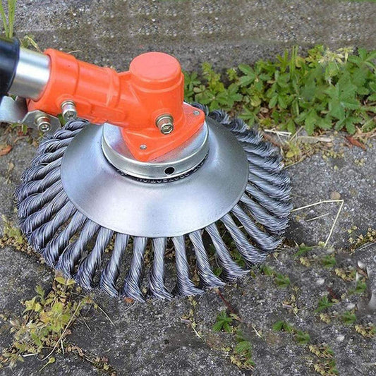 Charly | Trimmer Weed Brush | Twisted Wire Head for Grass & Weeds