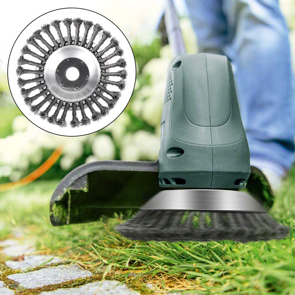 Charly | Trimmer Weed Brush | Twisted Wire Head for Grass & Weeds