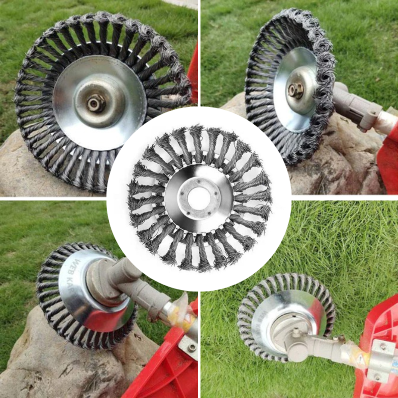 Charly | Trimmer Weed Brush | Twisted Wire Head for Grass & Weeds