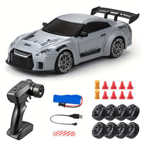 Sisica | 1:24 RC Drift Car, LED Wheels & Rechargeable 4WD