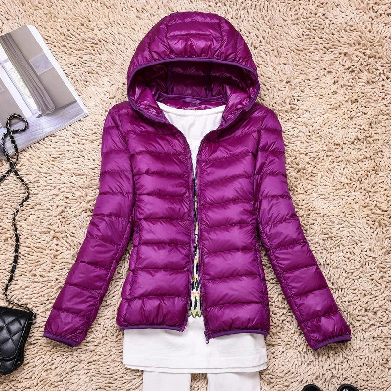 Charly | Ultralight Women's Down Jacket with Hood