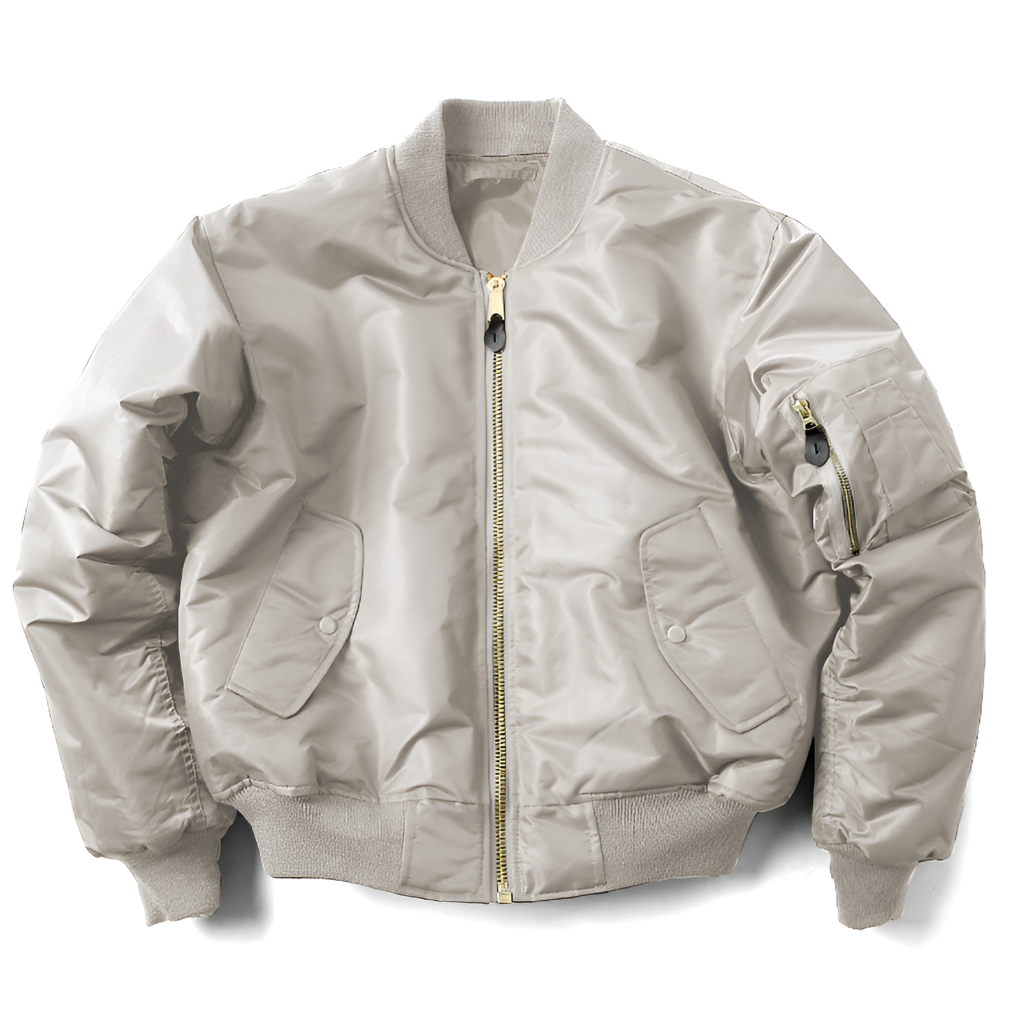 Charly | Unisex Bomber Jacket with Ribbed Finish