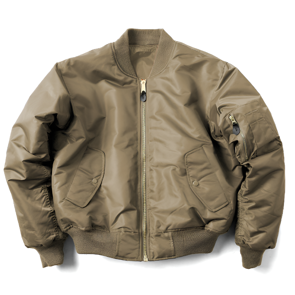 Charly | Unisex Classic Bomber Jacket with Rib-Knit Trim