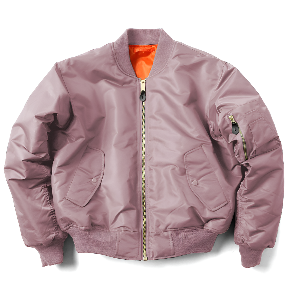 Charly | Unisex Classic Bomber Jacket with Rib-Knit Trim