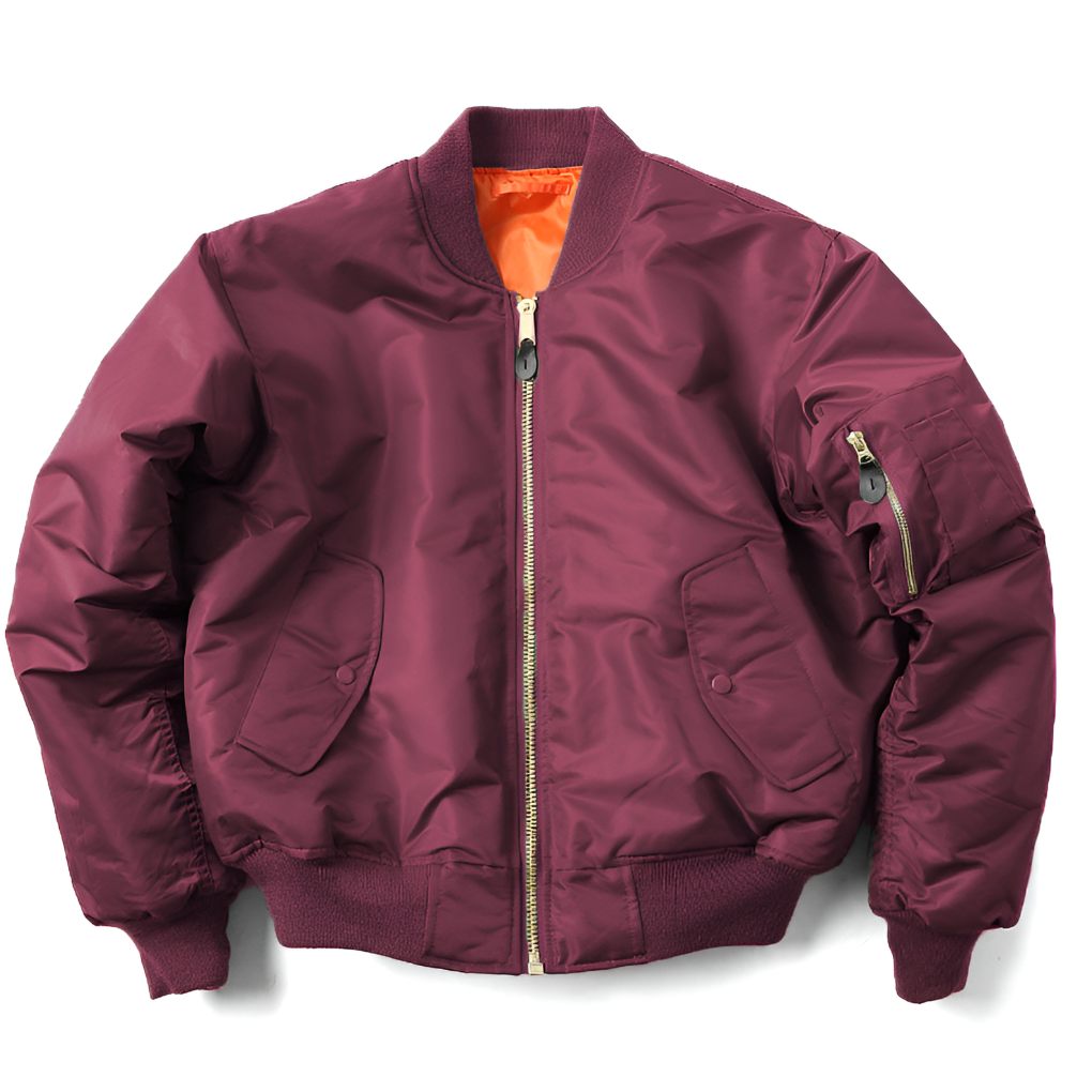 Charly | Unisex Classic Bomber Jacket with Rib-Knit Trim