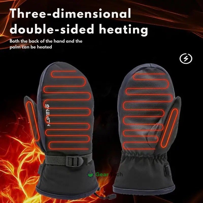 Charly | USB Electric Heated Gloves | Plug-and-play, dual-sided heating, waterproof design, suitable for skiing, hiking, and daily winter protection