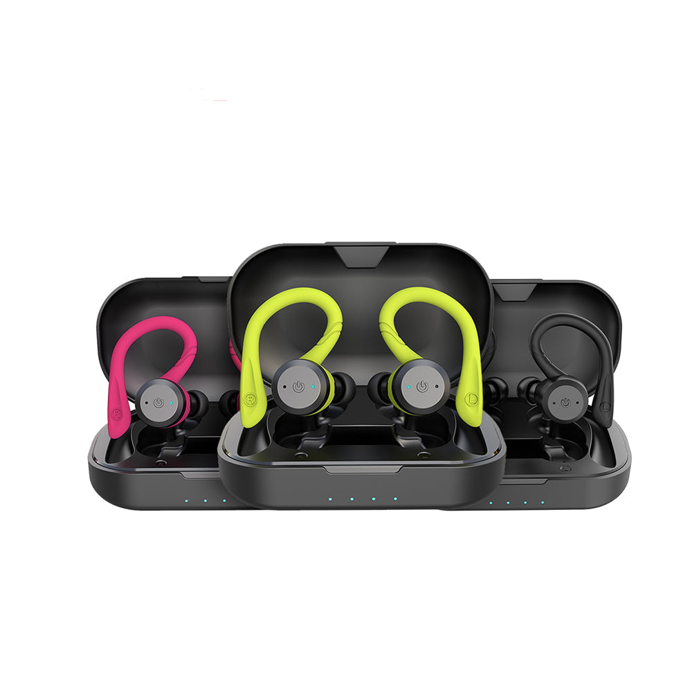 Charly | Vega Waterproof Wireless Sports Earbuds – 20 Hours Playtime | Bluetooth 5.0, IPX7 for Swimming & Fitness