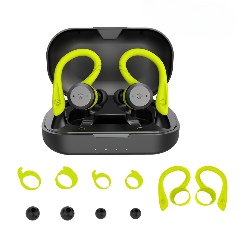 Charly | Vega Waterproof Wireless Sports Earbuds – 20 Hours Playtime | Bluetooth 5.0, IPX7 for Swimming & Fitness