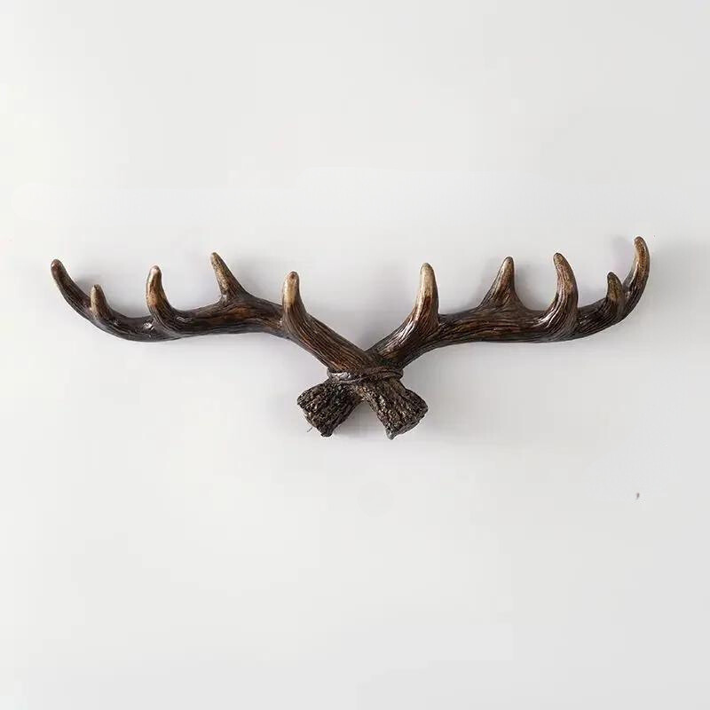 Charly | Vintage Antler Wall Hook Rustic Coat Rack