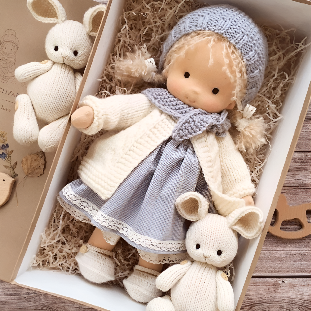 Charly | Waldorf Cloth Doll with Dress