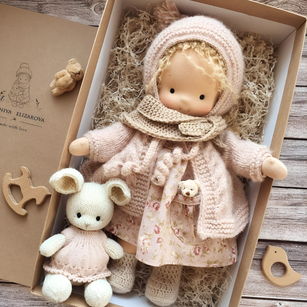 Charly | Waldorf Cloth Doll with Dress