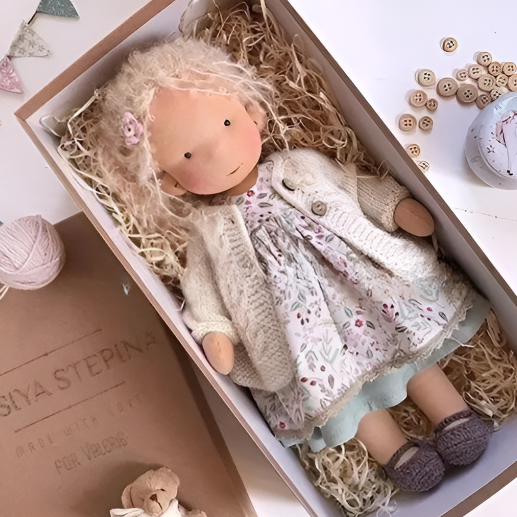 Charly | Waldorf Cloth Doll with Dress