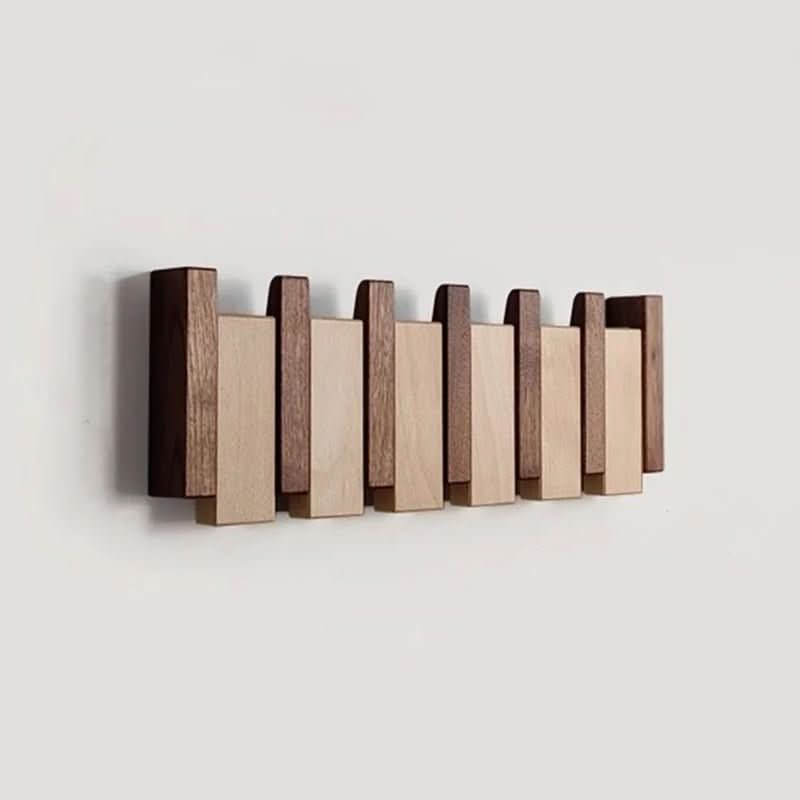 Charly | Wall Coat Rack in Piano Design | Handmade Wood | Natural