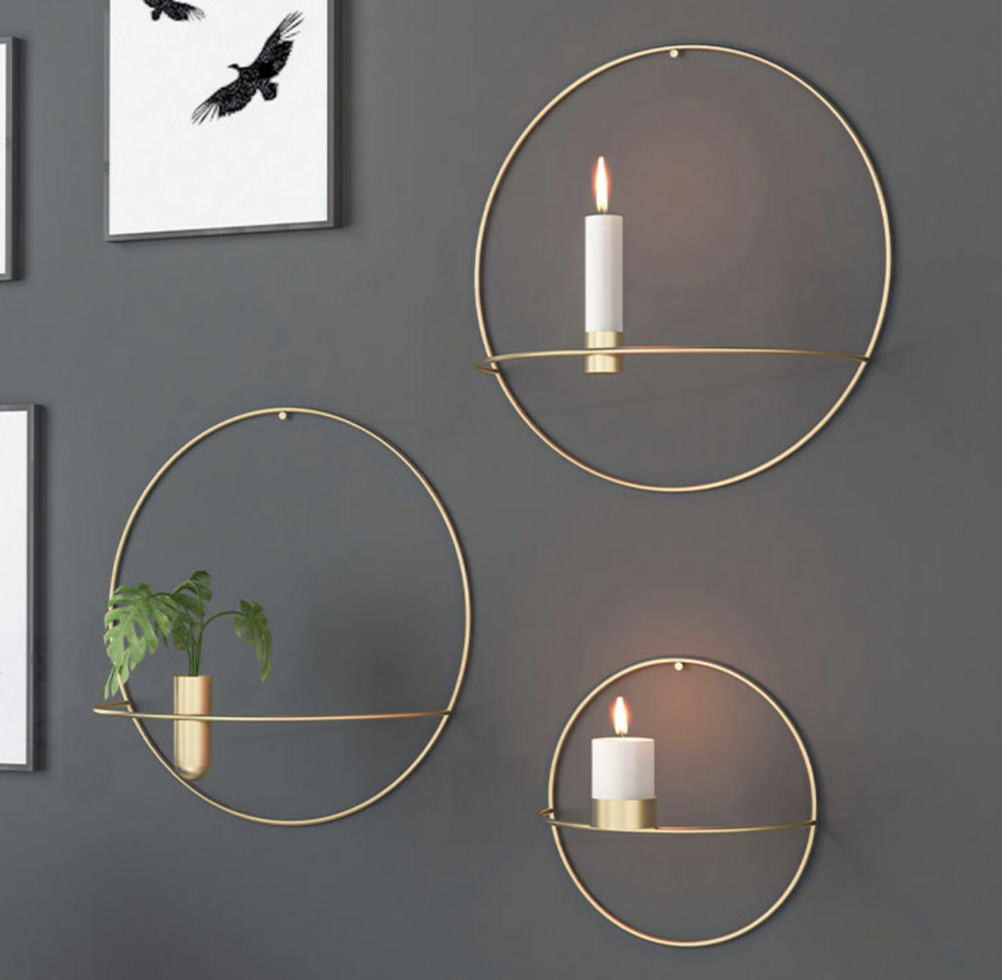 Charly | WallAura - Ryder Candle Holder and Vase Combination