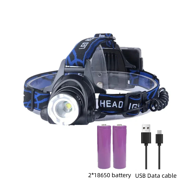 Charly | Waterproof LED Headlamp with Adjustable Zoom