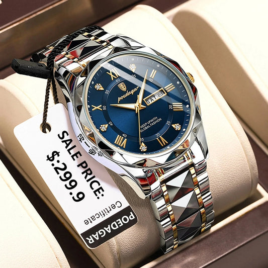 Charly | Waterproof Luxury Men's Wristwatch by the Top Brand with Luminous Function