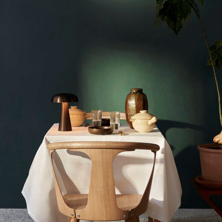 Charly | Wireless Table Lamp | Rechargeable Mushroom Design