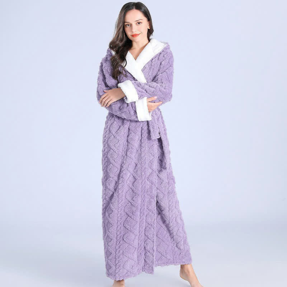 Charly | Women's Ankle Length Hooded Robe