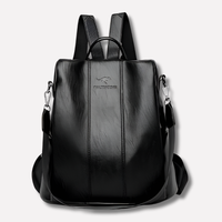 Sisica | Women's Anti-Theft Backpack - Convertible Leather Style