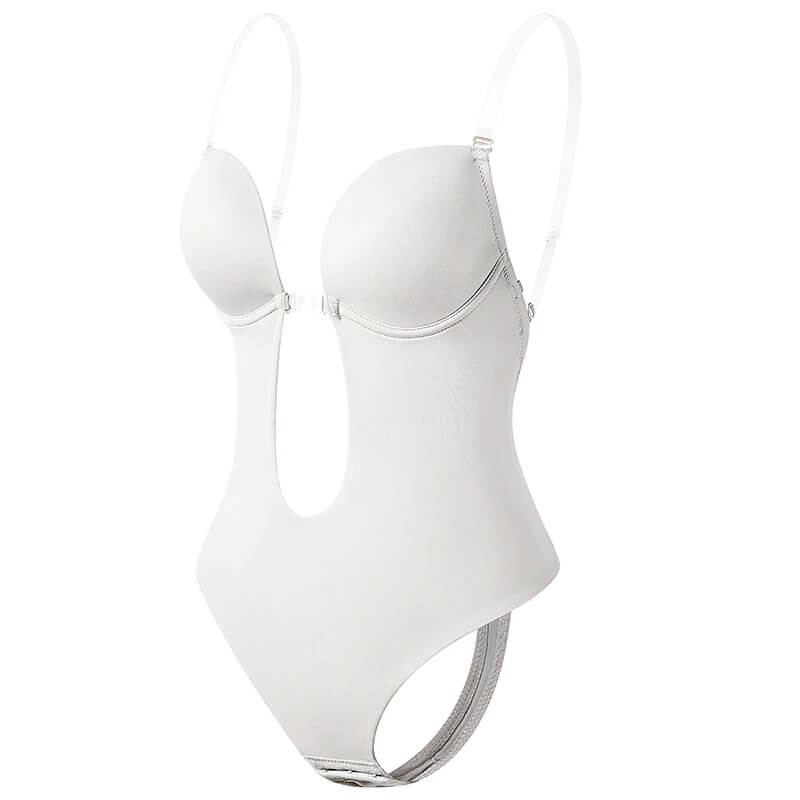 Charly | Women's Backless Deep V Bodysuit Shapewear