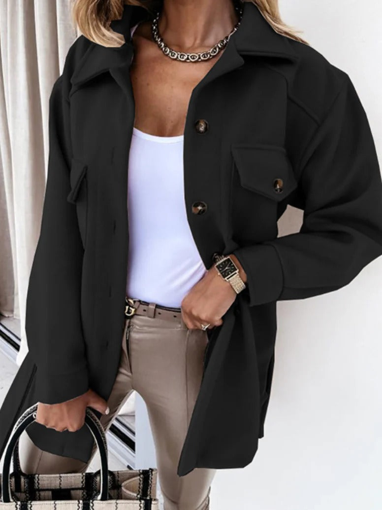 Charly | Women's Belted Overshirt Jacket