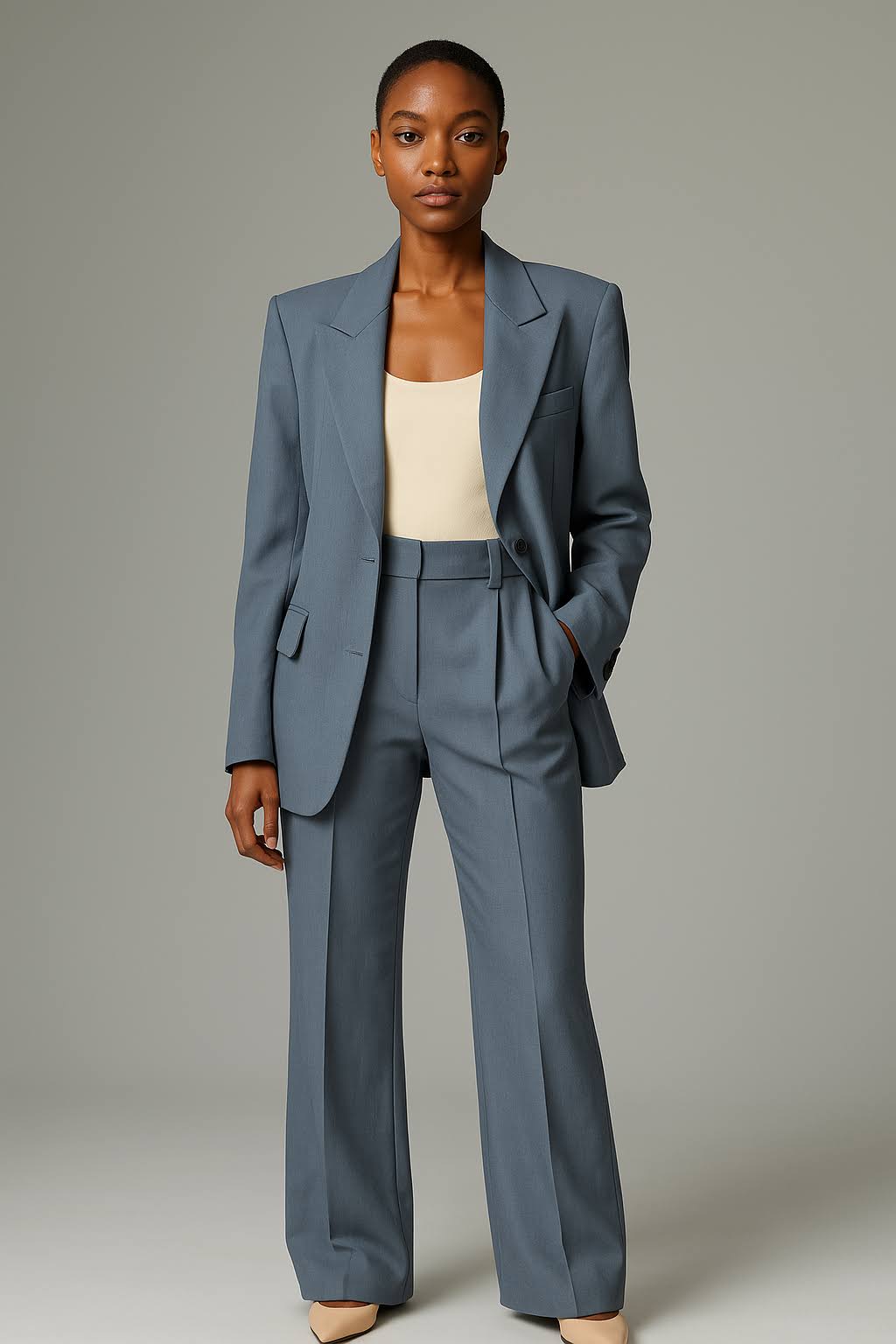 Charly | Women's Blazer & Wide Leg Pant Suit