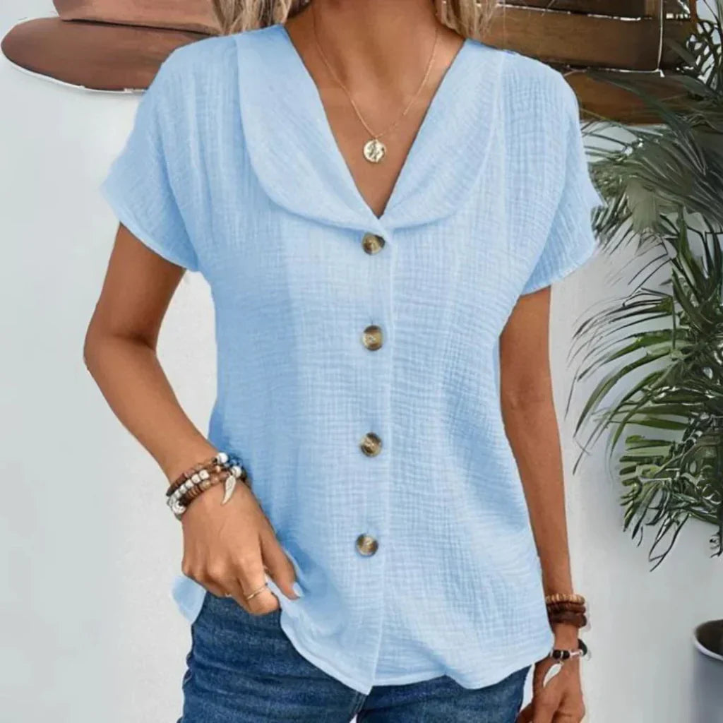 Charly | Women's Button-Up Gauze Shirt