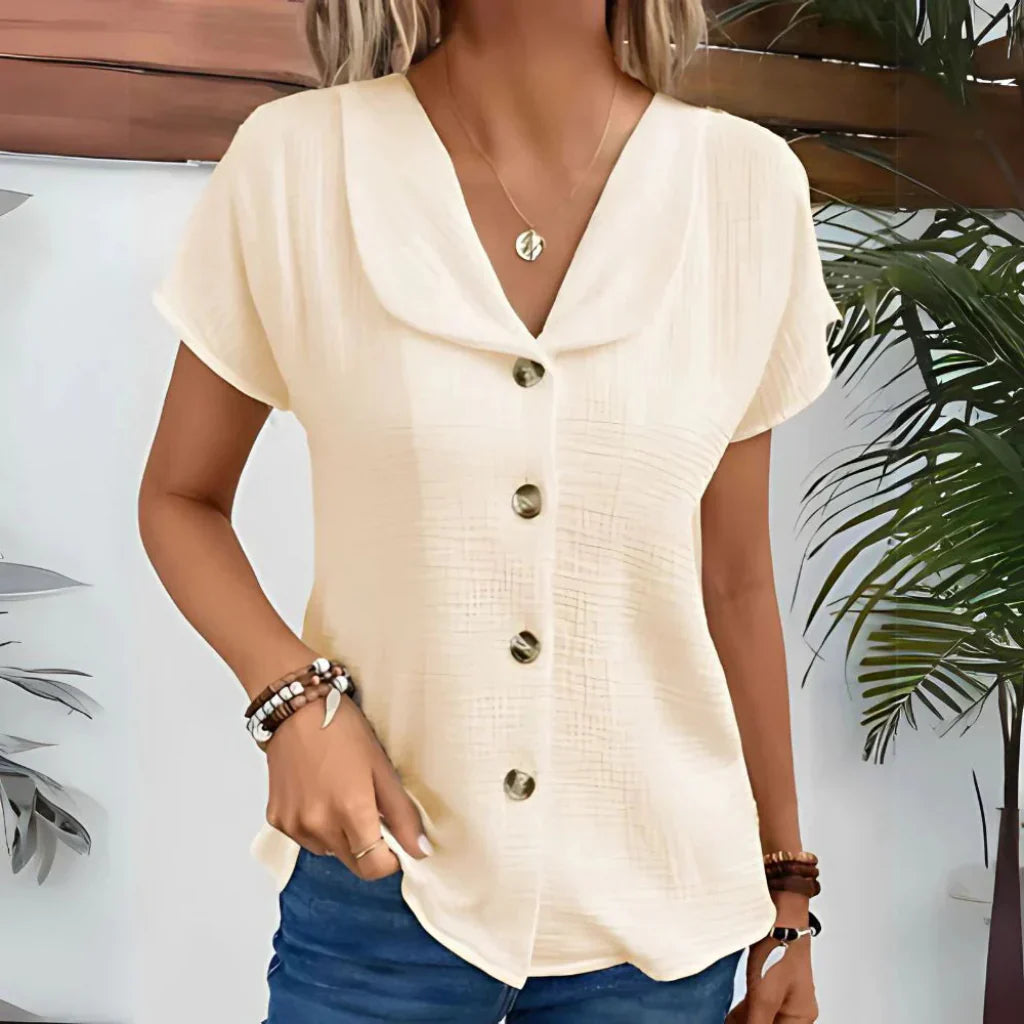 Charly | Women's Button-Up Gauze Shirt