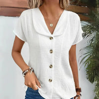 Women's Breezy Gauze Button-Up Shirt