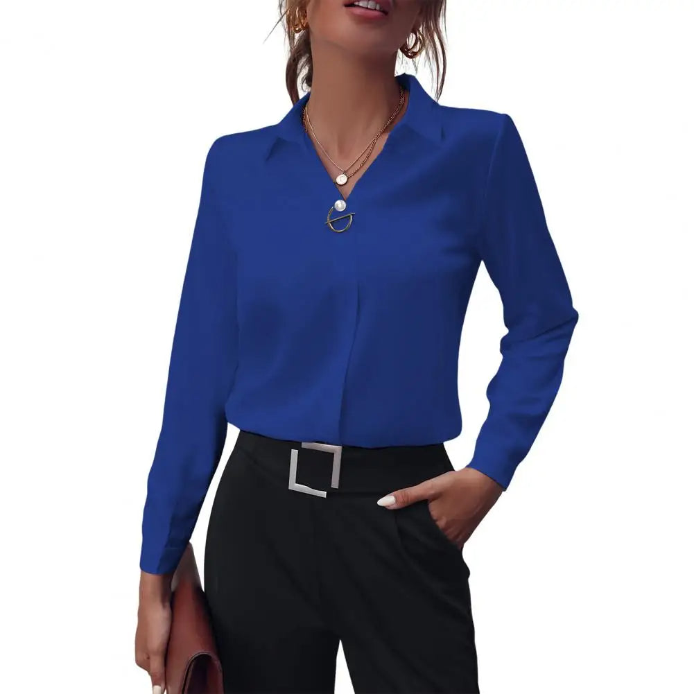 Charly | Women's Button-Up Shirt with Ring Detail