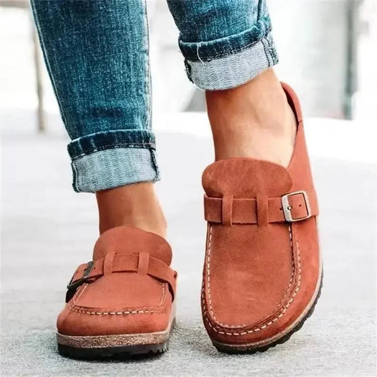 Charly | Women's Clogs with Buckle Detail