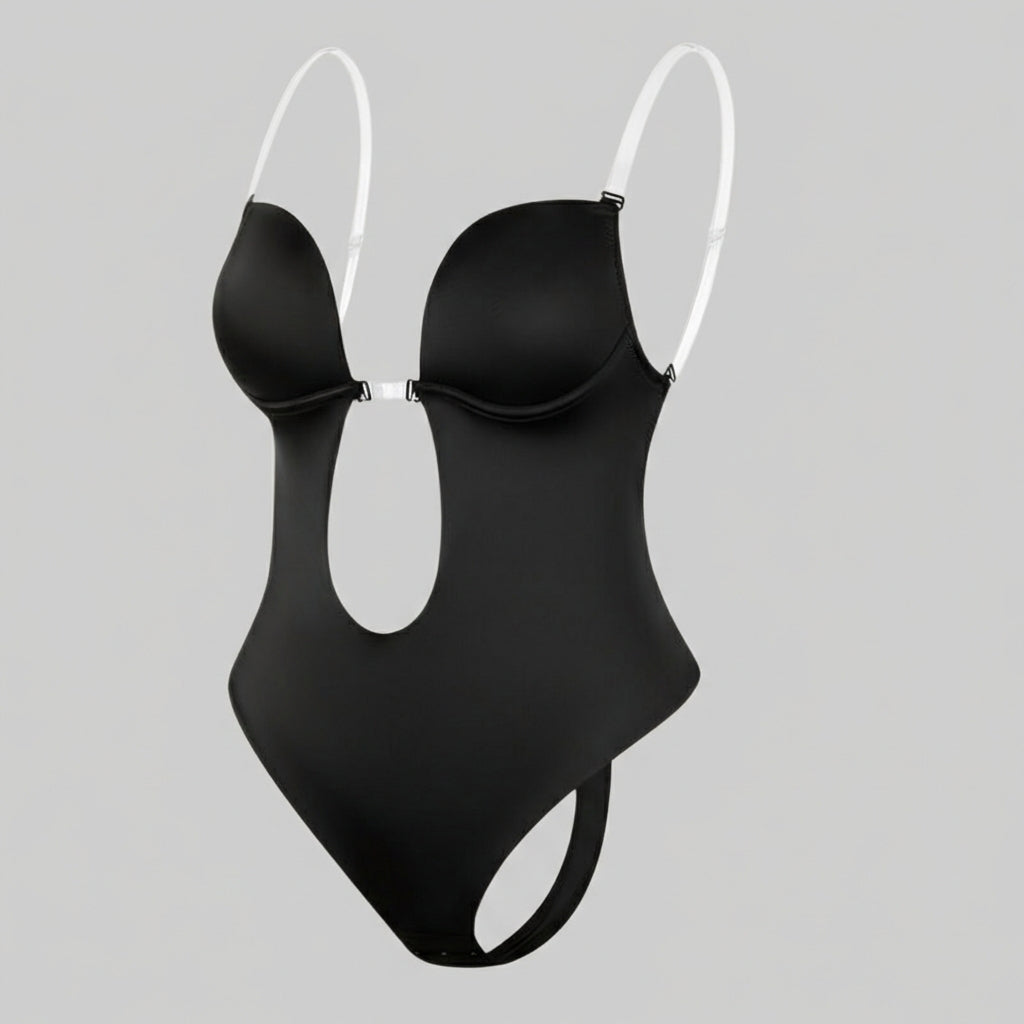 Charly | Women's Deep Plunge Backless Bodysuit Shaper