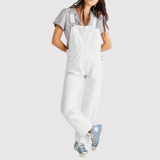 Charly | Women's Denim Overalls Relaxed Fit Jumpsuit