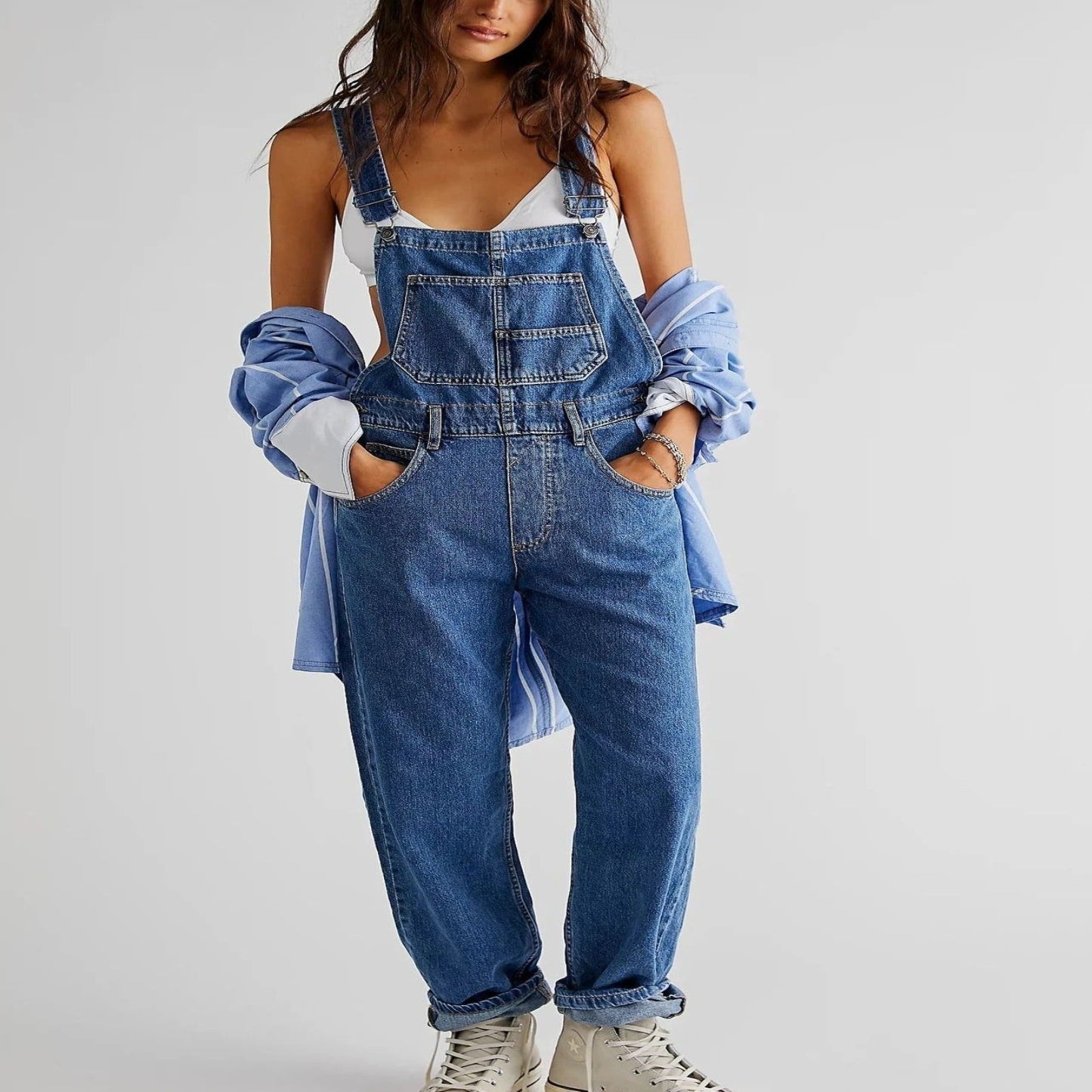 Charly | Women's Denim Overalls with Relaxed Fit