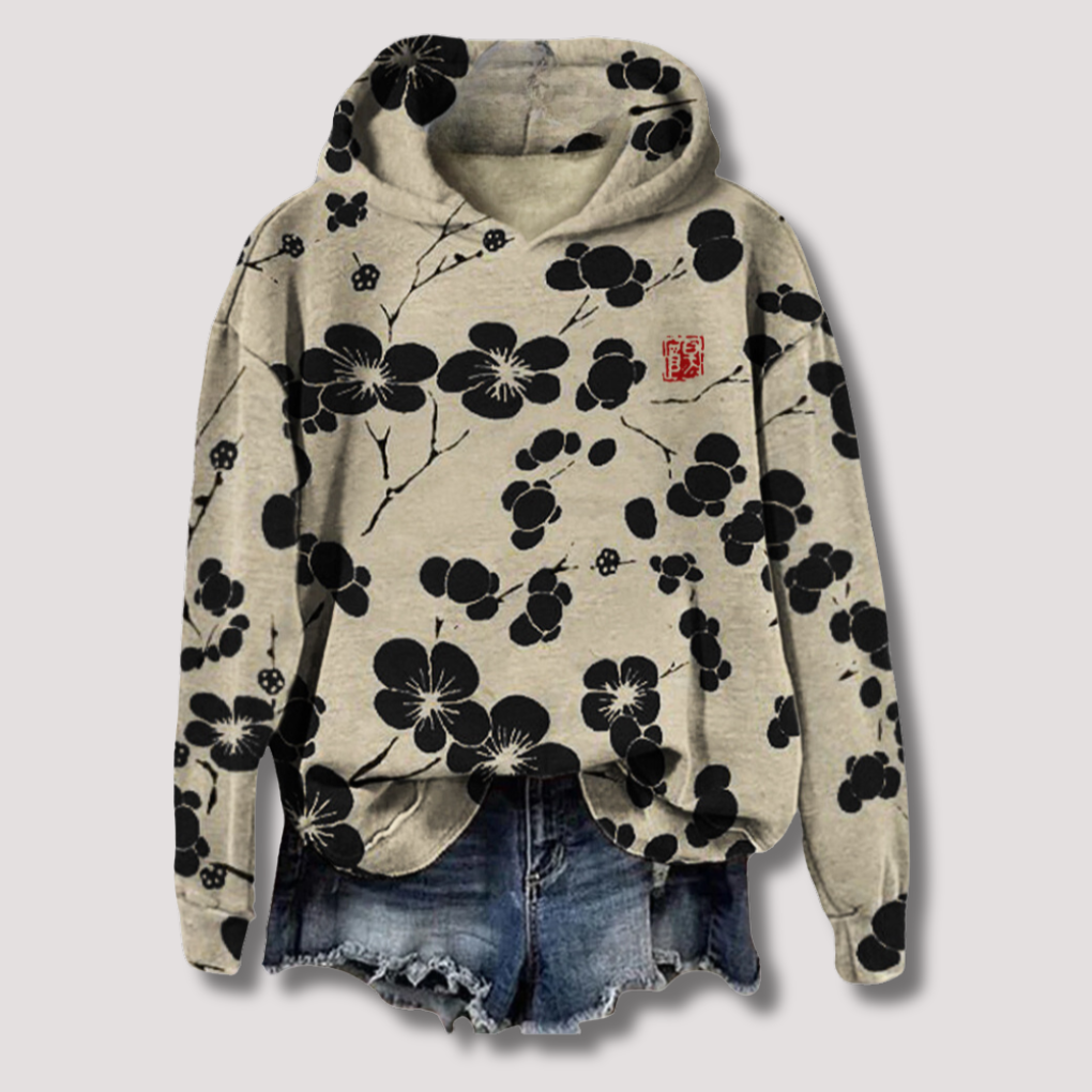 Charly | Women's Floral Print Hoodie
