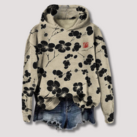 Sisica | Women's Floral Lightweight Layering Hoodie
