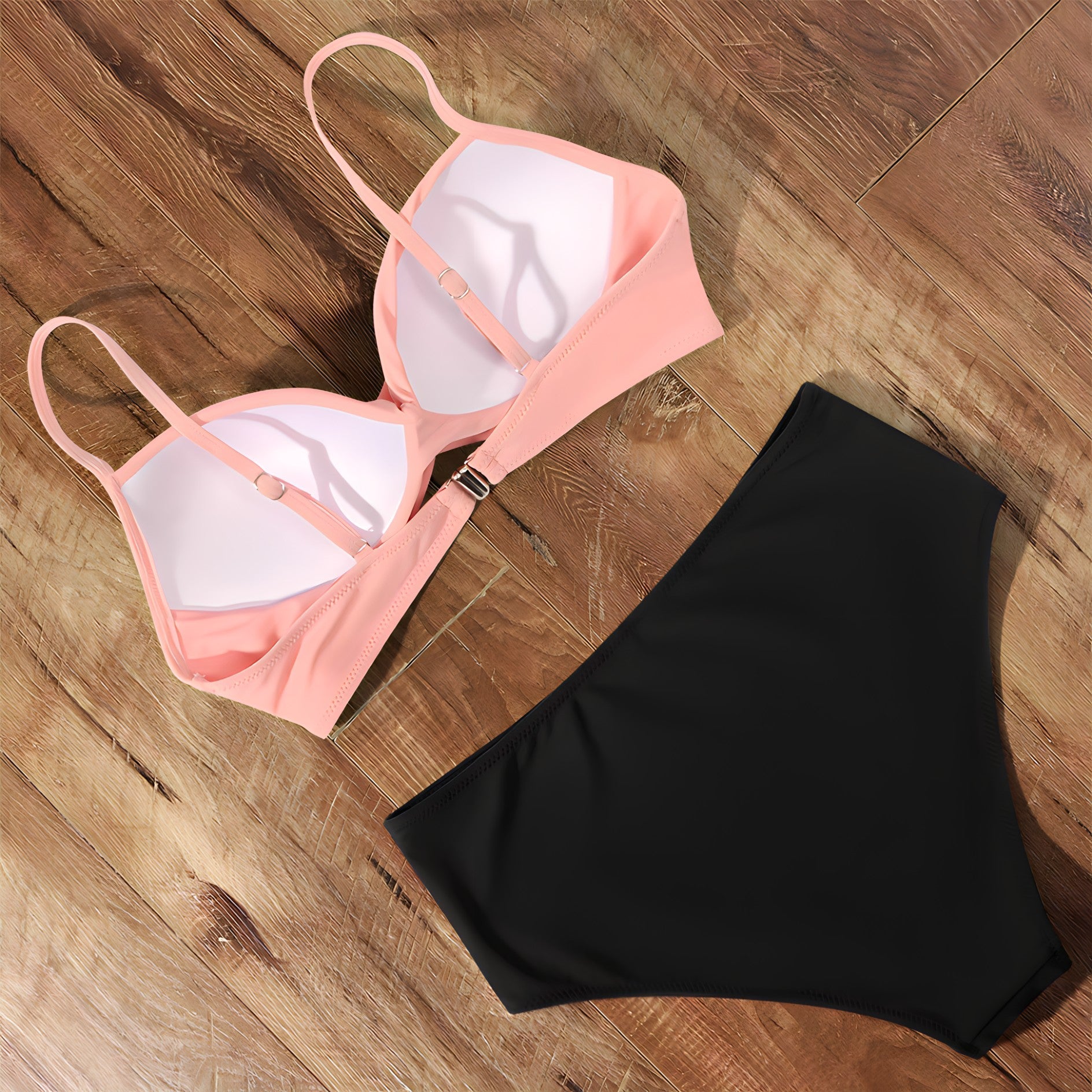Charly | Women's High-Waisted Bikini Ruched Bottom