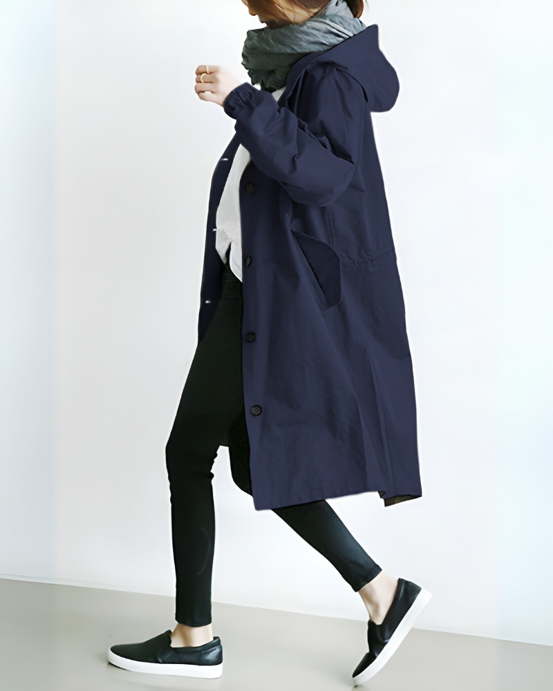 Charly | Women's Hooded Trench Coat