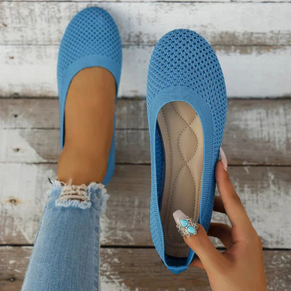 Charly | Women's Knit Slip-On Flats