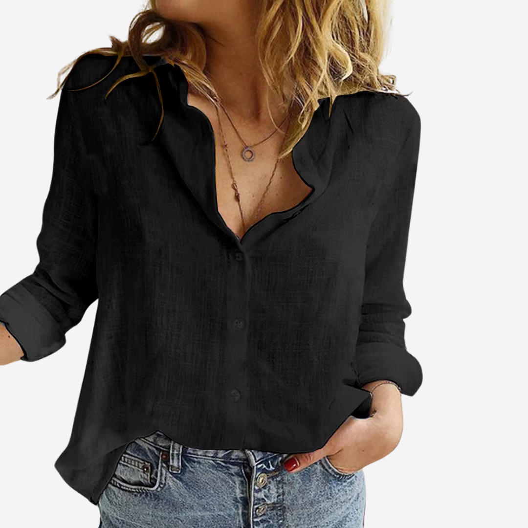 Charly | Women's Long Sleeve Button-Up Blouse