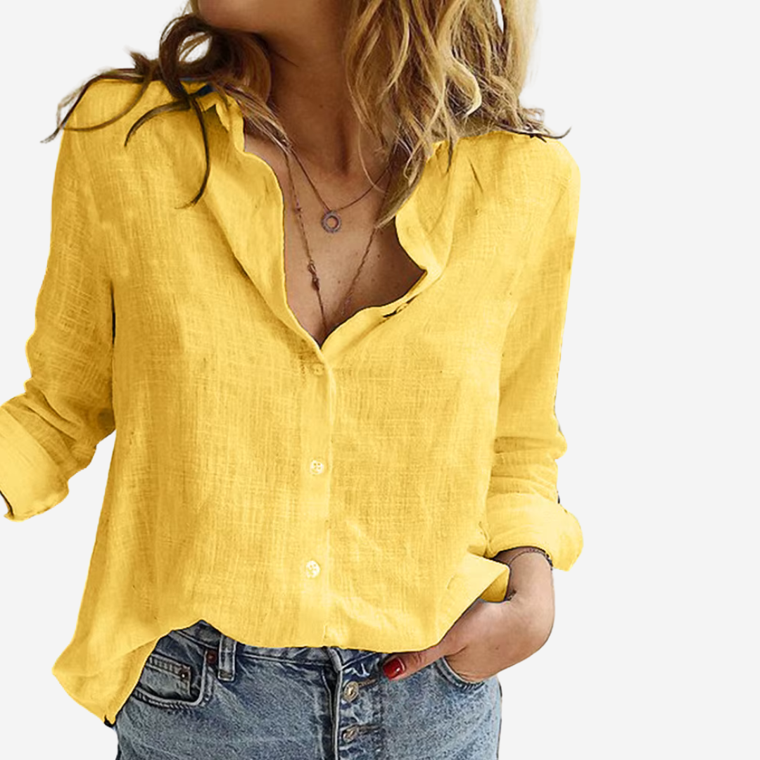 Charly | Women's Long Sleeve Button-Up Blouse
