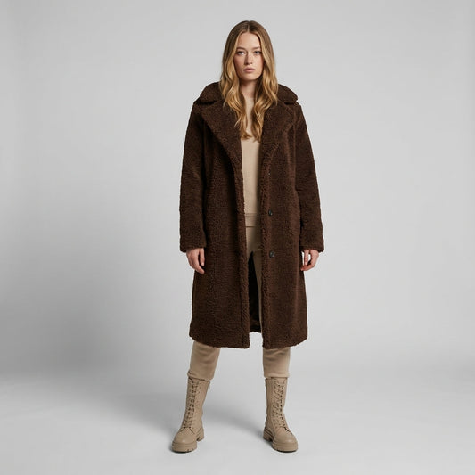 Charly | Women's Long Teddy Coat