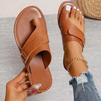 Sisica | Women's Orthopedic Hallux Valgus Correction Leather Sandals