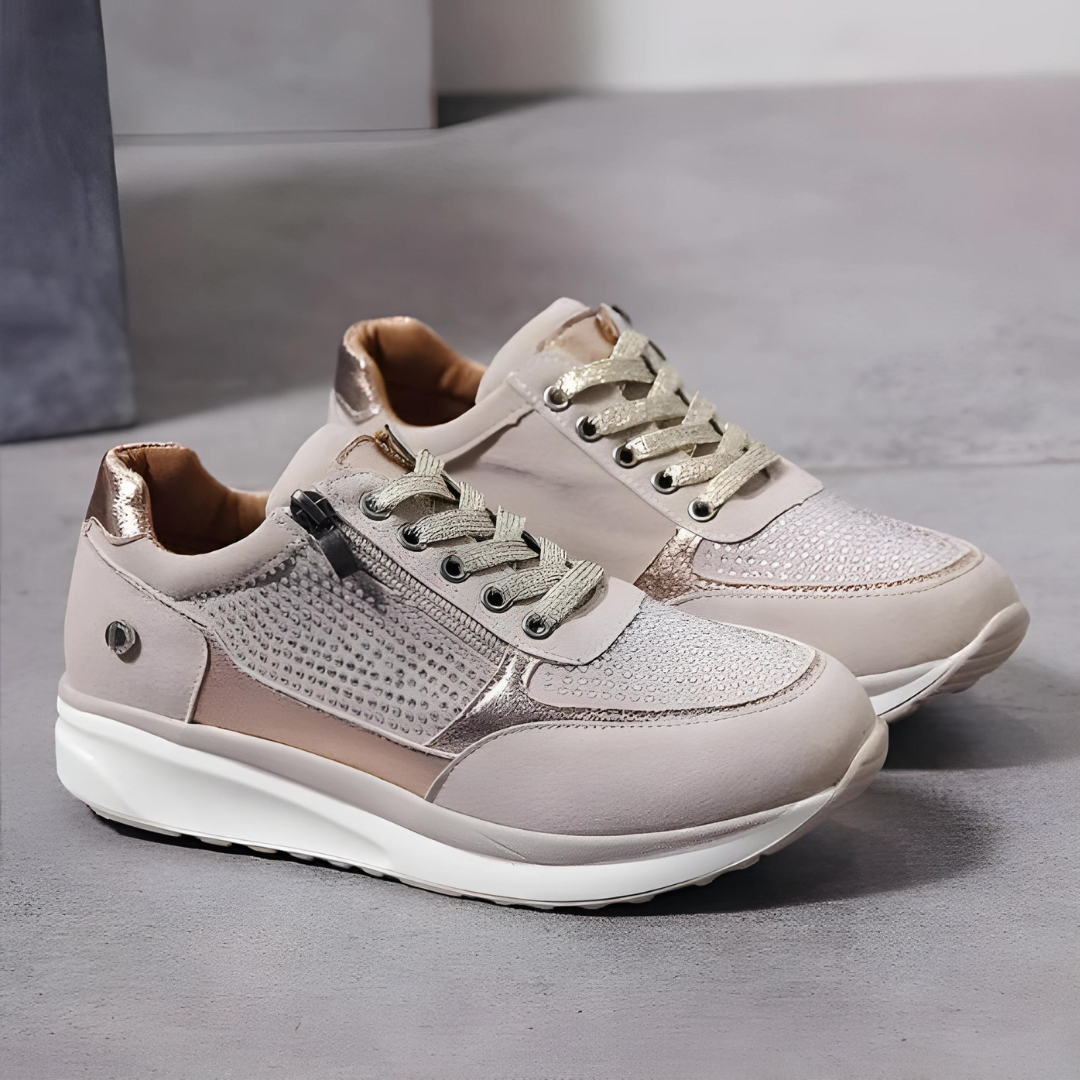 Charly | Women's Orthopedic Sneakers with Zipper Detail