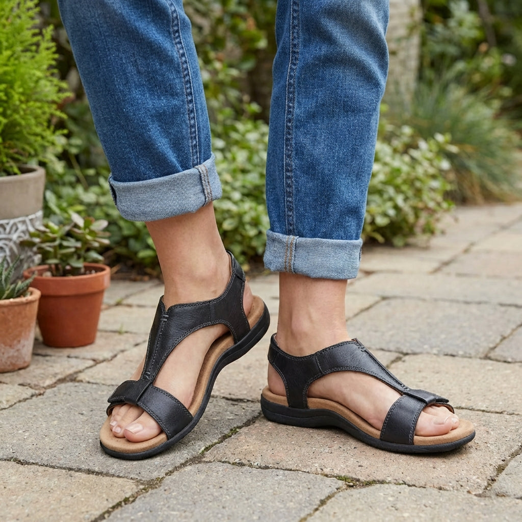 Charly | Women's Orthopedic T-Strap Sandals