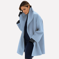 Sisica | Women's Exaggerated Collar Statement Coat